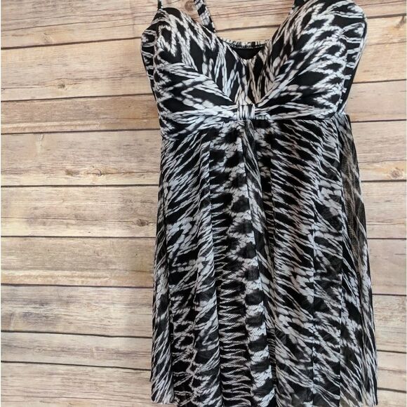 Gottex profile one piece with tankini swimsuit size 10 - Picture 5 of 8